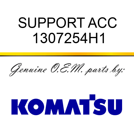 SUPPORT, ACC 1307254H1