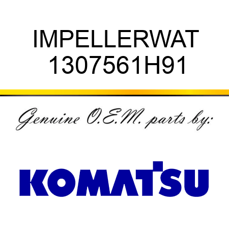 IMPELLER,WAT 1307561H91