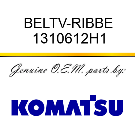 BELT,V-RIBBE 1310612H1