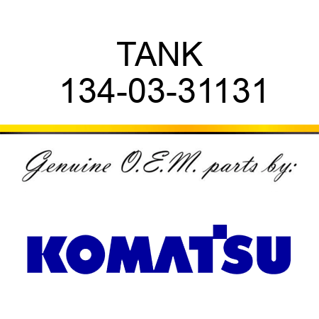 TANK 134-03-31131