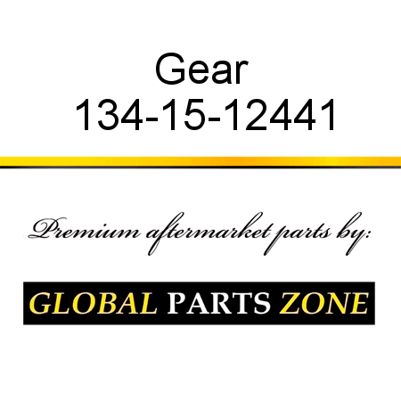 Gear 134-15-12441