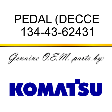 PEDAL (DECCE 134-43-62431