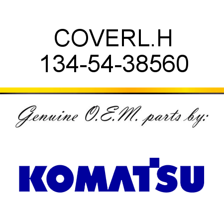 COVER,L.H 134-54-38560