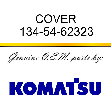 COVER 134-54-62323