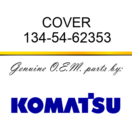 COVER 134-54-62353