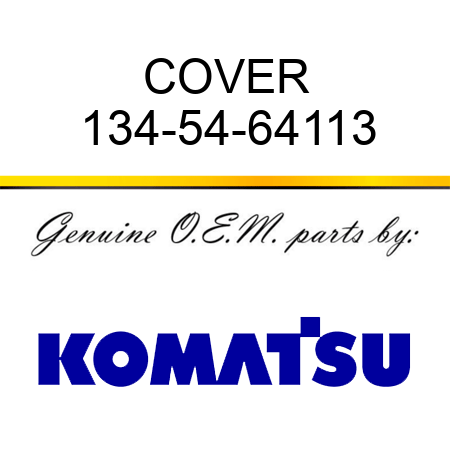 COVER 134-54-64113