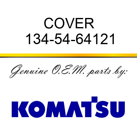 COVER 134-54-64121