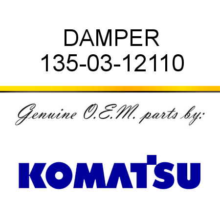 DAMPER 135-03-12110