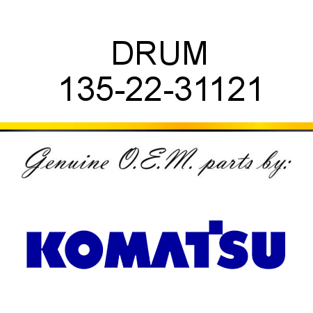 DRUM 135-22-31121