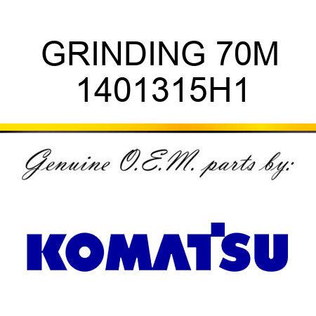 GRINDING 70M 1401315H1