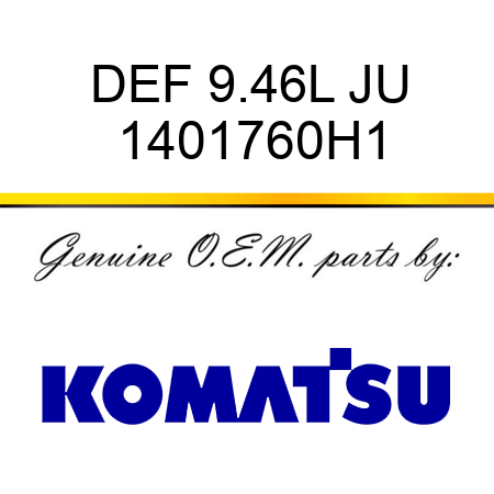 DEF 9.46L JU 1401760H1