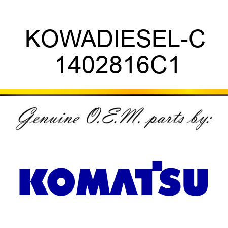 KOWADIESEL-C 1402816C1
