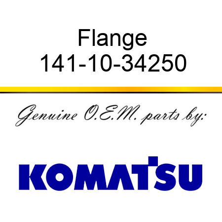 Flange 141-10-34250