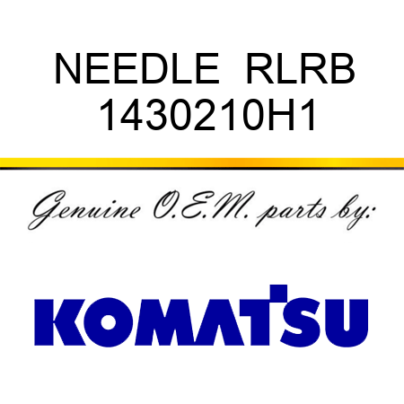 NEEDLE  RLRB 1430210H1