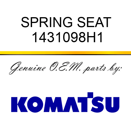 SPRING SEAT 1431098H1