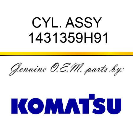 CYL. ASSY 1431359H91