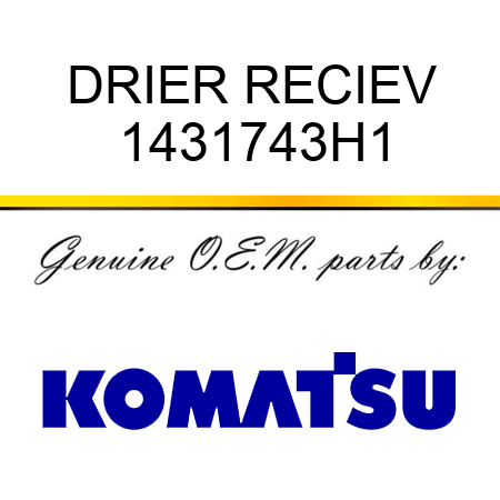 DRIER RECIEV 1431743H1