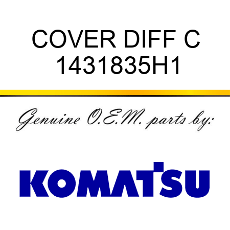 COVER DIFF C 1431835H1