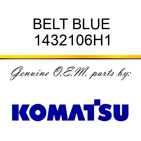 BELT BLUE 1432106H1