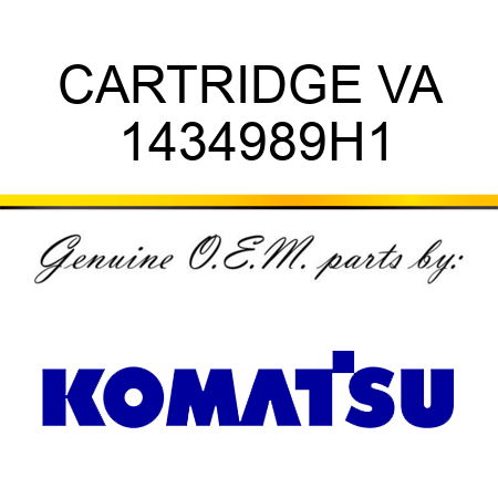 CARTRIDGE VA 1434989H1