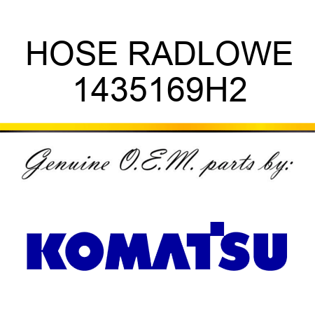HOSE RADLOWE 1435169H2
