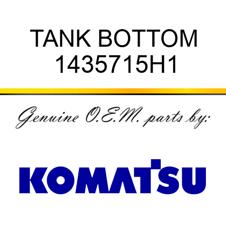 TANK BOTTOM 1435715H1