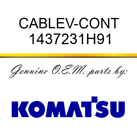 CABLE,V-CONT 1437231H91
