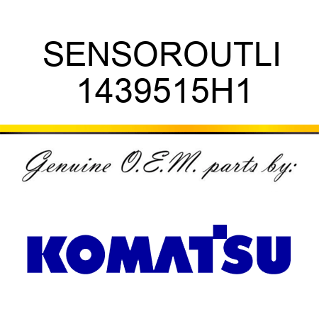 SENSOR,OUTLI 1439515H1