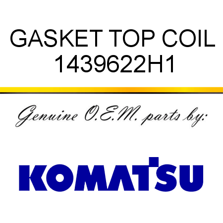 GASKET, TOP COIL 1439622H1