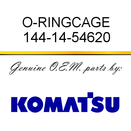 O-RING,CAGE 144-14-54620