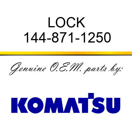 LOCK 144-871-1250