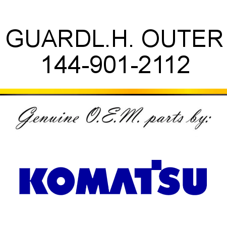 GUARD,L.H. OUTER 144-901-2112