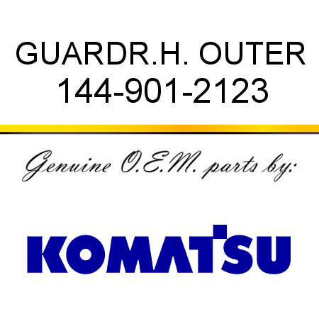 GUARD,R.H. OUTER 144-901-2123