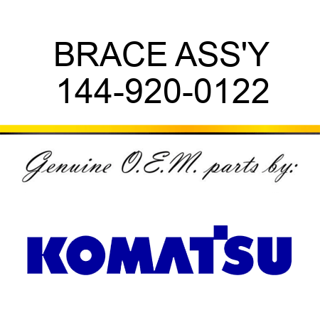 BRACE ASS'Y 144-920-0122