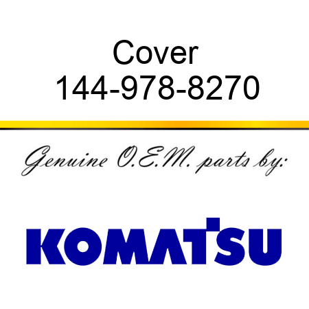 Cover 144-978-8270