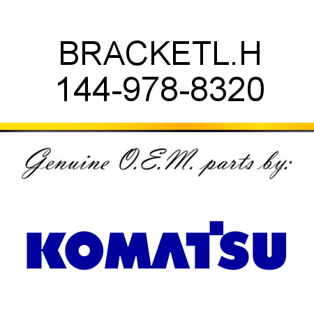 BRACKET,L.H 144-978-8320