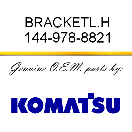 BRACKET,L.H 144-978-8821