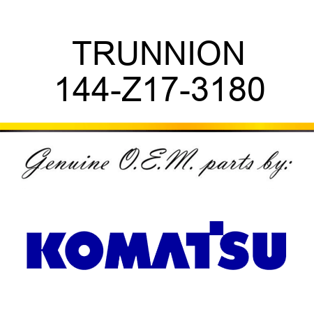 TRUNNION 144-Z17-3180