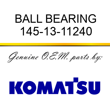 BALL BEARING 145-13-11240