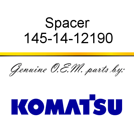 Spacer 145-14-12190