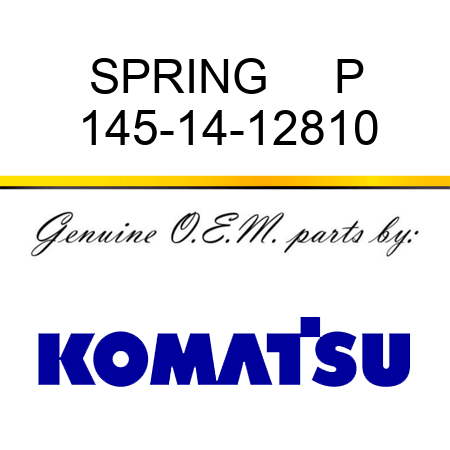 SPRING     P 145-14-12810