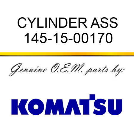 CYLINDER ASS 145-15-00170