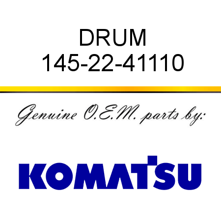 DRUM 145-22-41110