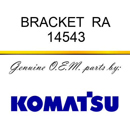 BRACKET,  RA 14543