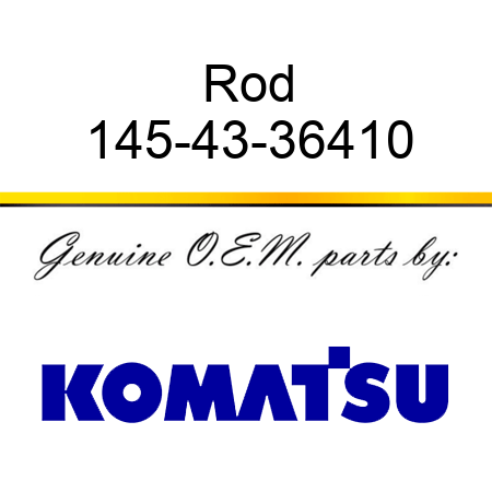 Rod 145-43-36410