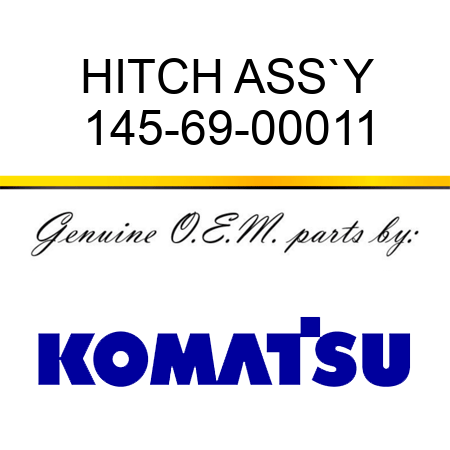 HITCH ASS`Y 145-69-00011