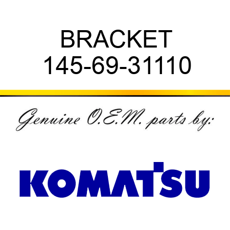 BRACKET 145-69-31110