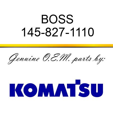 BOSS 145-827-1110