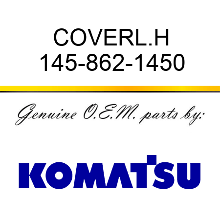 COVER,L.H 145-862-1450