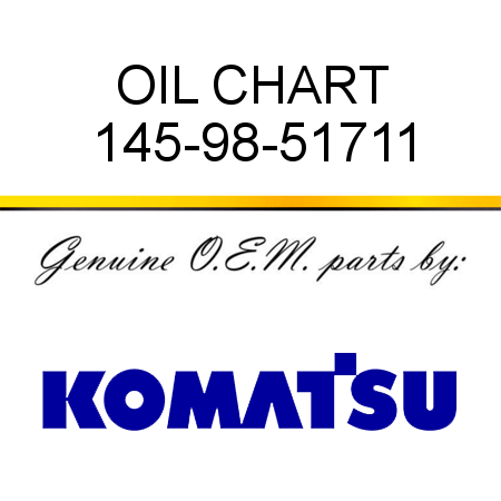 OIL CHART 145-98-51711